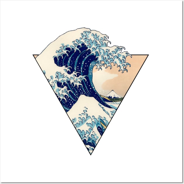 The Great Wave off Kanagawa Wall Art by Kiboune